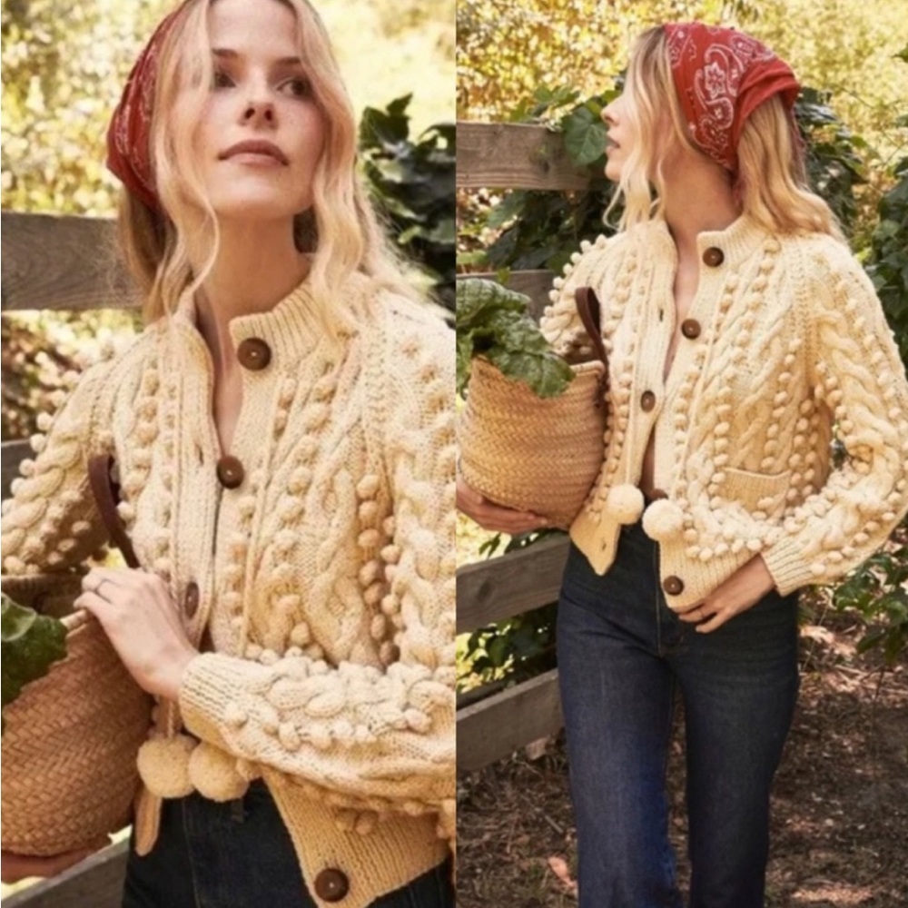 Doen Pomme Cardigan in Cream